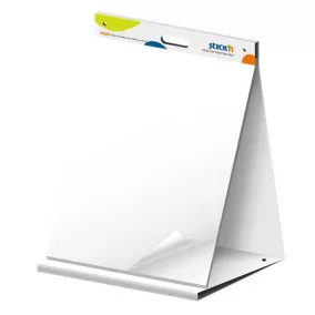   Asztali flipchart tömb, öntapadó, 584x508 mm, 20 lap, STICK N, fehér