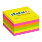  Öntapadó jegyzettömb csomag, "Z", 76x76 mm, 6x100 lap, STICK N, neon színek