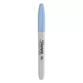   Alkoholos marker, 1 mm, kúpos, SHARPIE "Fine Point", pasztellkék