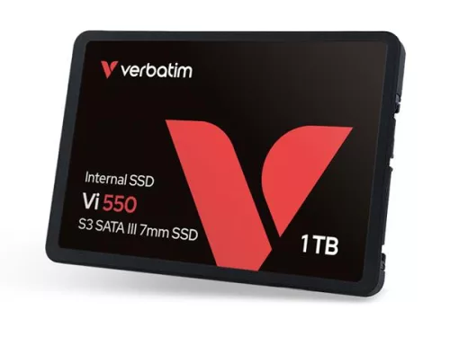 SSD (belső memória), 1TB, SATA 3, 500/520MB/s, VERBATIM "Vi550"