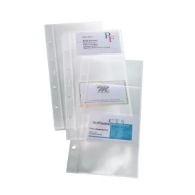 Névjegytartó betét, gyűrűs névjegytartóhoz, SIGEL