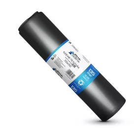 Szemeteszsák fekete 70x110 30mikron 135L 10db/tekercs 