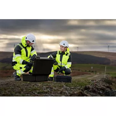 PW3 Hi-Vis Overhead esőkabát (3L)