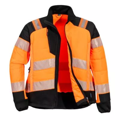 PW3 Hi-Vis Női Hybrid Baffle kabát