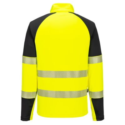 PW3 Hi-Vis 1/4 cipzáras hosszú ujjú póló