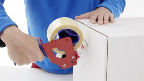 Csomagolószalag, 50 mm x 66 m, TESA "4100", áttetsző