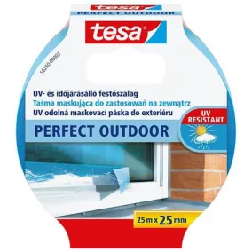   Festő- és mázolószalag, kültéri, 25 mm x 25 m, TESA "Perfect Outdoor"