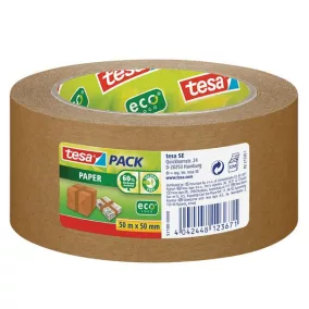   Csomagolószalag, papír, 50 mm x 50 m, TESA "tesapack® 57180" barna