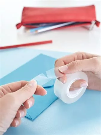 Ragasztószalag, kézzel téphető, 19 mm x 25 m, TESA "tesafilm®", átlátszó