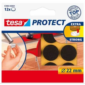   Filckorong, karcolásgátló, 22 mm, TESA "Protect", barna
