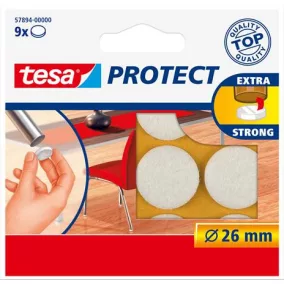   Filckorong, karcolásgátló, 26 mm, TESA "Protect®", fehér