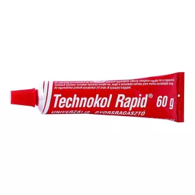   Ragasztó, folyékony, 60 g, TECHNOKOL "Rapid", piros