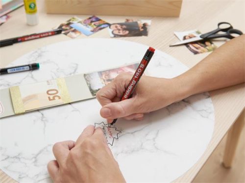 Alkoholos marker, OHP, 0,3 mm, EDDING "140 S", kék