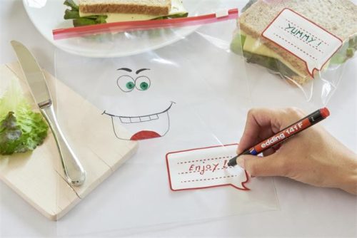 Alkoholos marker, OHP, 0,6 mm, EDDING "141 F", piros