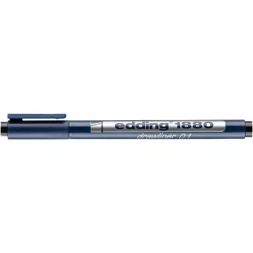 Tusfilc, 0,1 mm, EDDING "1880", fekete