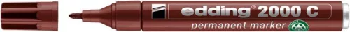 Alkoholos marker, 1,5-3 mm, kúpos, EDDING "2000", barna