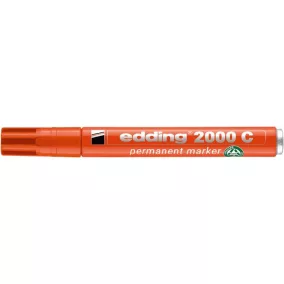   Alkoholos marker, 1,5-3 mm, kúpos, EDDING "2000", narancssárga
