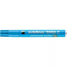   Alkoholos marker, 1,5-3 mm, kúpos, EDDING "2000", világoskék