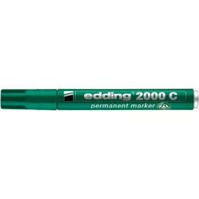   Alkoholos marker, 1,5-3 mm, kúpos, EDDING "2000", zöld