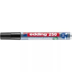   Tábla- és flipchart marker, 1-3 mm, kúpos, EDDING "250", fekete