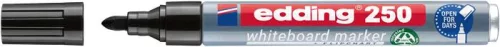 Tábla- és flipchart marker, 1-3 mm, kúpos, EDDING "250", fekete