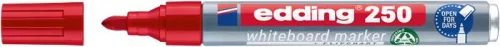 Tábla- és flipchart marker, 1-3 mm, kúpos, EDDING "250", piros