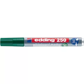   Tábla- és flipchart marker, 1-3 mm, kúpos, EDDING "250", zöld