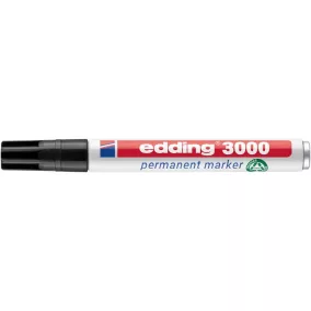   Alkoholos marker, 1,5-3 mm, kúpos, EDDING "3000", fekete