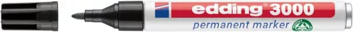 Alkoholos marker, 1,5-3 mm, kúpos, EDDING "3000", fekete