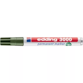   Alkoholos marker, 1,5-3 mm, kúpos, EDDING "3000", olívazöld