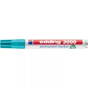  Alkoholos marker, 1,5-3 mm, kúpos, EDDING "3000", türkíz