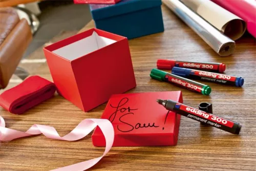 Alkoholos marker, 1,5-3 mm, kúpos, EDDING "300", zöld