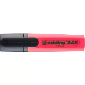 Szövegkiemelő, 2-5 mm, EDDING "345", piros