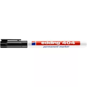   Alkoholos marker, 0,75 mm, kúpos, EDDING "404", fekete