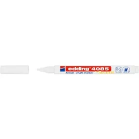 Krétamarker, 1-2mm, kúpos, EDDING "4085", fehér