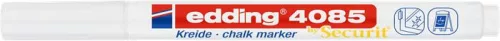 Krétamarker, 1-2mm, kúpos, EDDING "4085", fehér