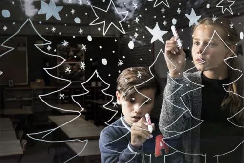 Krétamarker, 4-15 mm, vágott, EDDING "4090", fehér