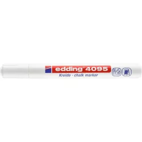   Krétamarker, 2-3 mm, kúpos, EDDING "4095", fehér