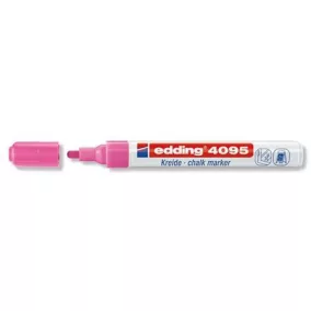  Krétamarker, 2-3 mm, vágott, EDDING "4095", neon rózsaszín
