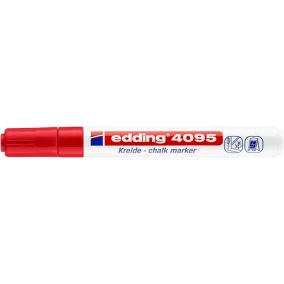 Krétamarker, 2-3 mm, kúpos, EDDING "4095", piros