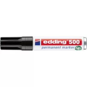   Alkoholos marker, 2-7 mm, vágott, EDDING "500", fekete