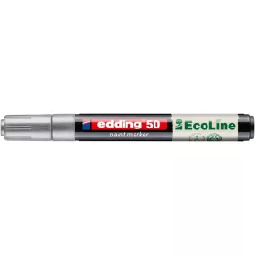 Lakkmarker, 2-3 mm, EDDING "50", ezüst