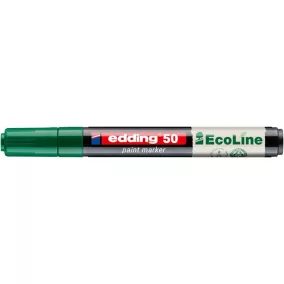 Lakkmarker, 2-3 mm, EDDING "50", zöld