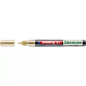 Lakkmarker, 1-2 mm, EDDING "51", arany