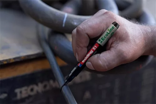 Lakkmarker, 1-2 mm, EDDING "51", arany