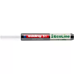 Lakkmarker, 1-2 mm, EDDING "51", fehér