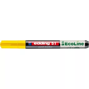 Lakkmarker, 1-2 mm, EDDING "51", sárga