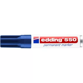 Alkoholos marker, 3-4 mm, EDDING "550", kék