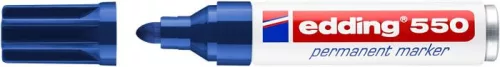 Alkoholos marker, 3-4 mm, EDDING "550", kék