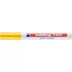 Lakkmarker, 2-4 mm, EDDING "750", sárga